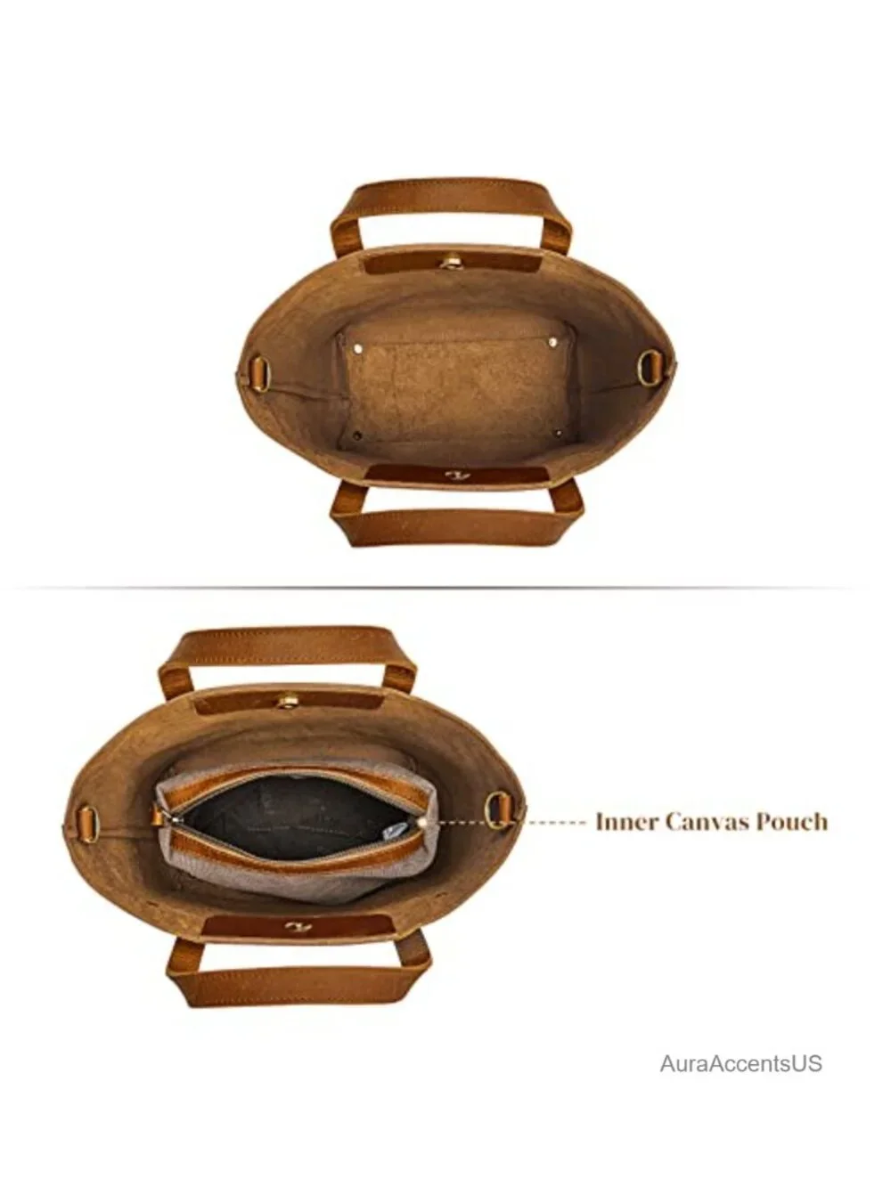 Top Grain Crazy Horse Leather Mini Crossbody Satchel Magnetic Closure